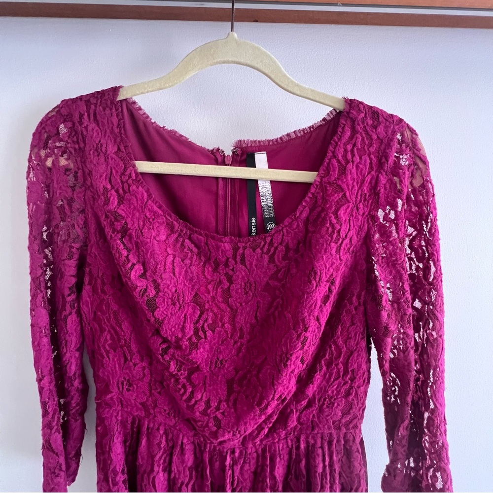 Kensie Pink Lace Dress